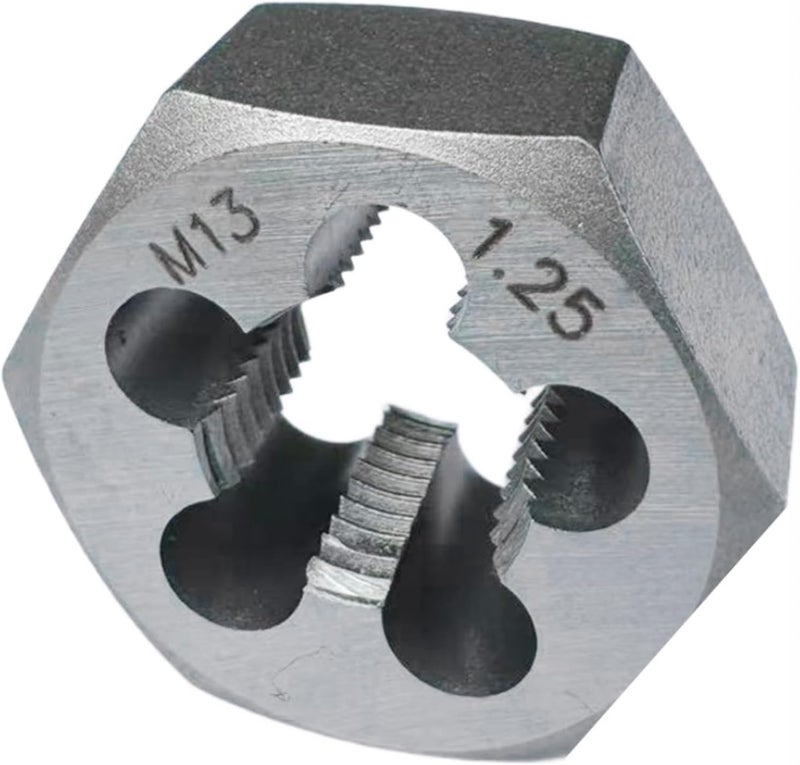 M13 x 1.25 Hex Die Rethreading Die Thread Die Carton Steel For Right Hand